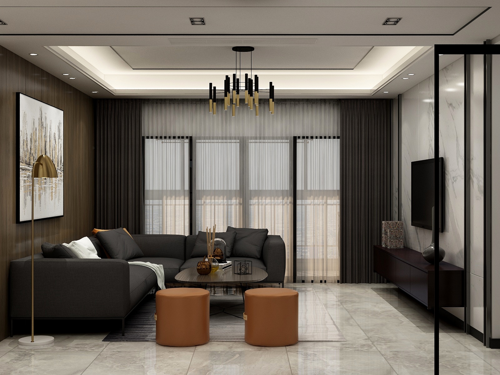 效果展示号-《现代简约》-装修设计方案