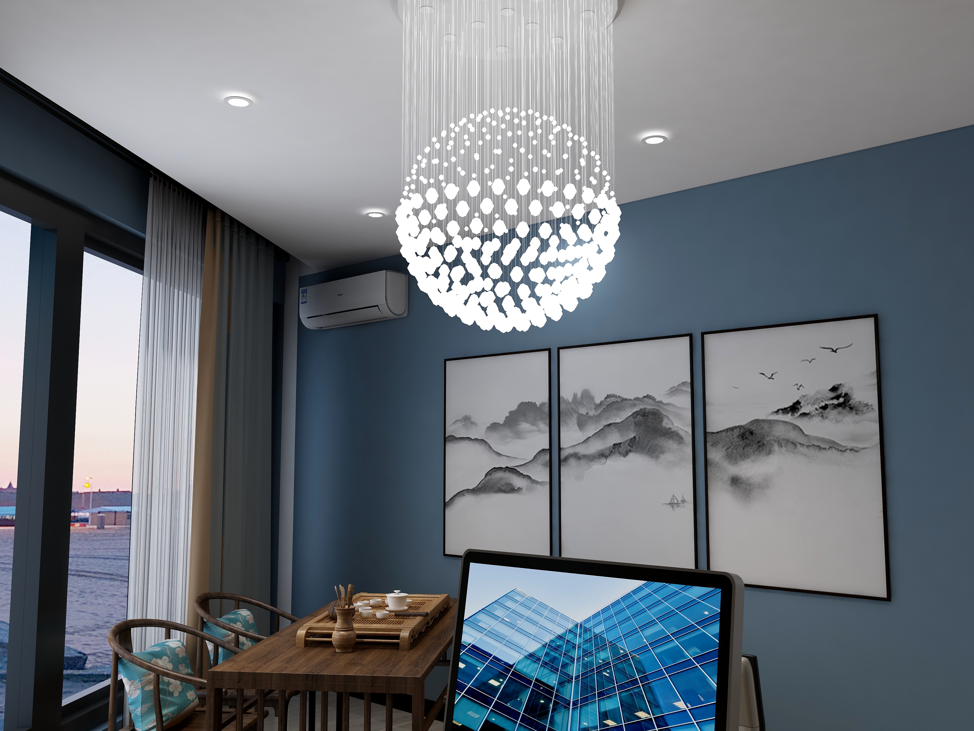 設記師陳源-仁怀市姜家寨米尼亚柜体展厅-装修设计方案