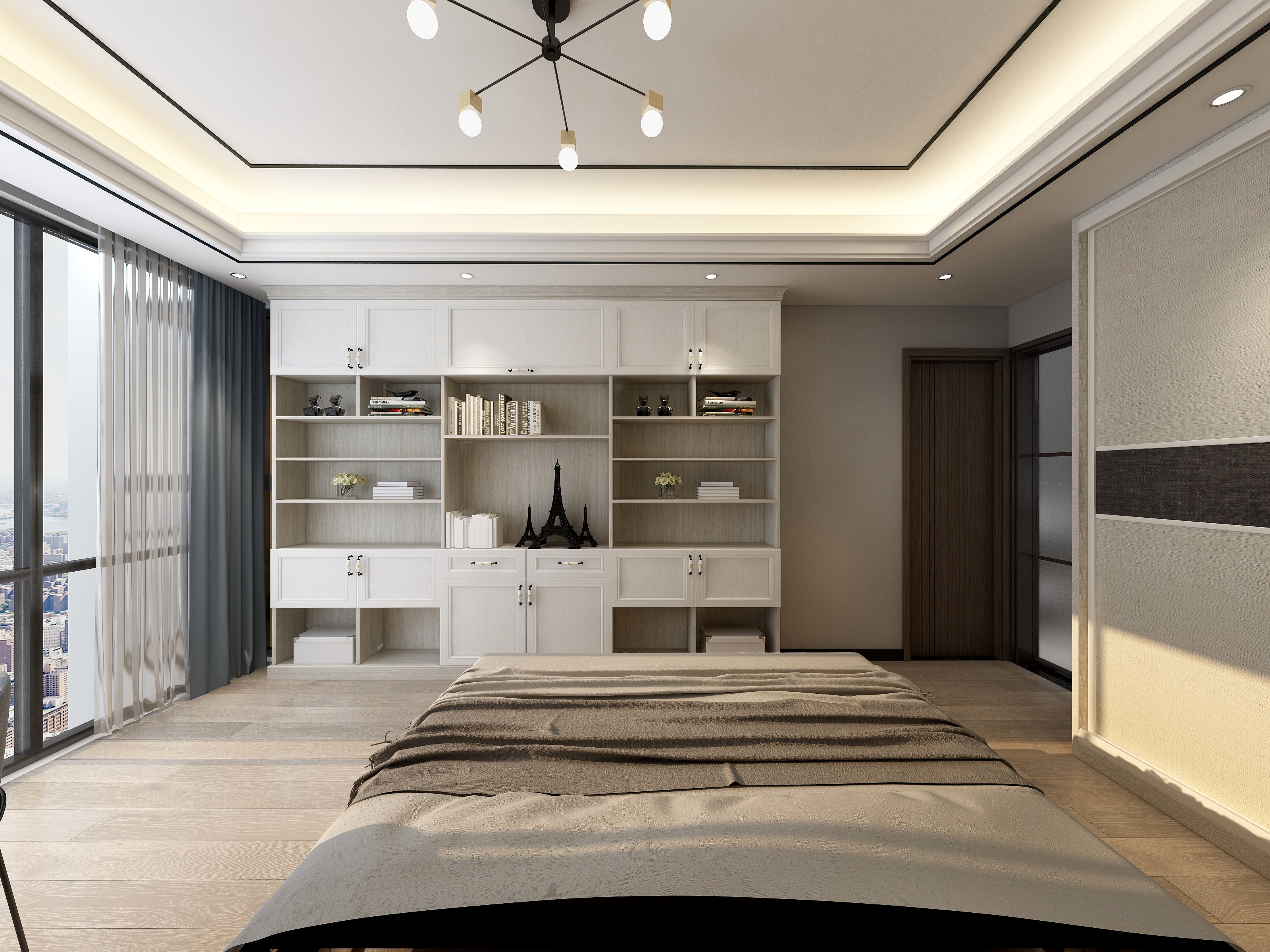 千千千~-复式现代简约140平方-装修设计方案