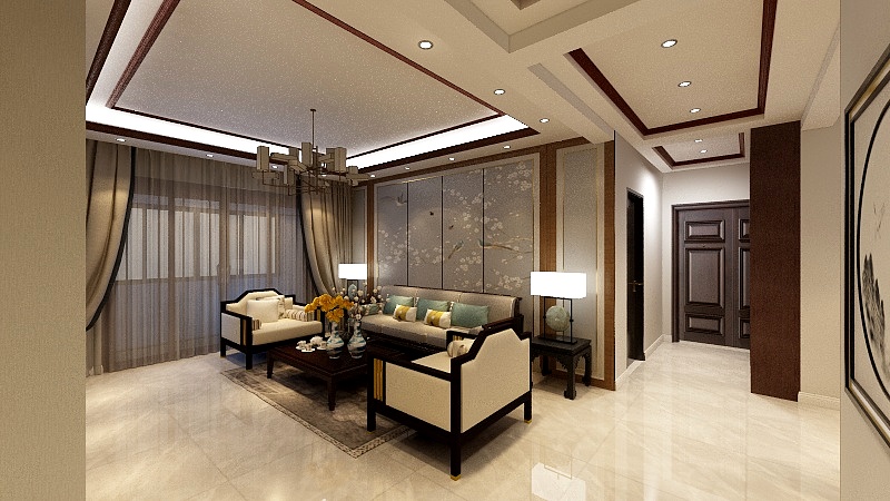 A想象羽毛的轻盈-亿力未来城43号楼01户型-装修设计方案