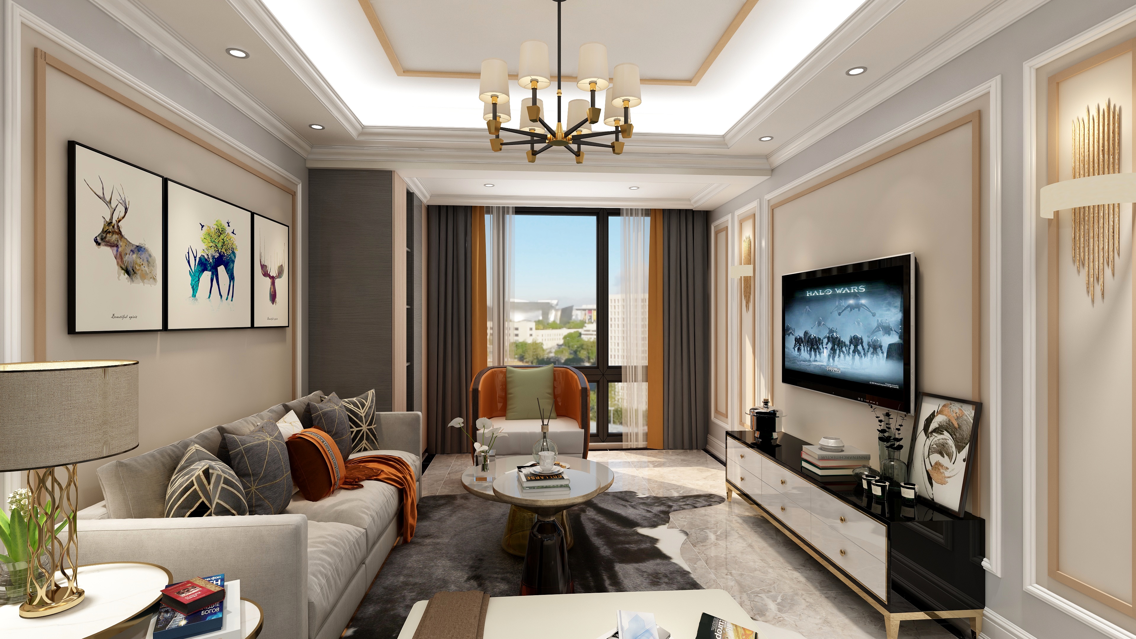 石小坪-凡尔赛-装修设计方案