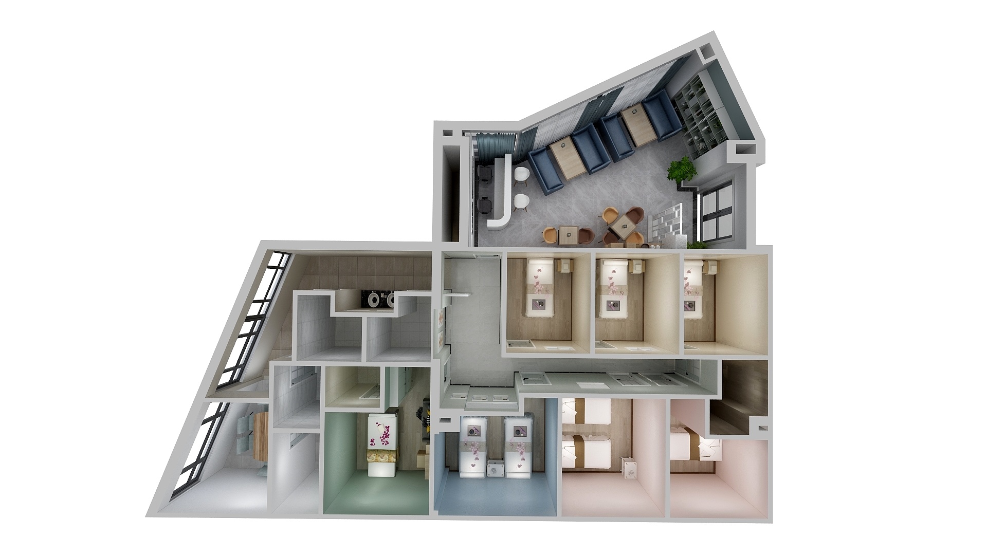 组合开关-维多利亚（美容）-装修设计方案