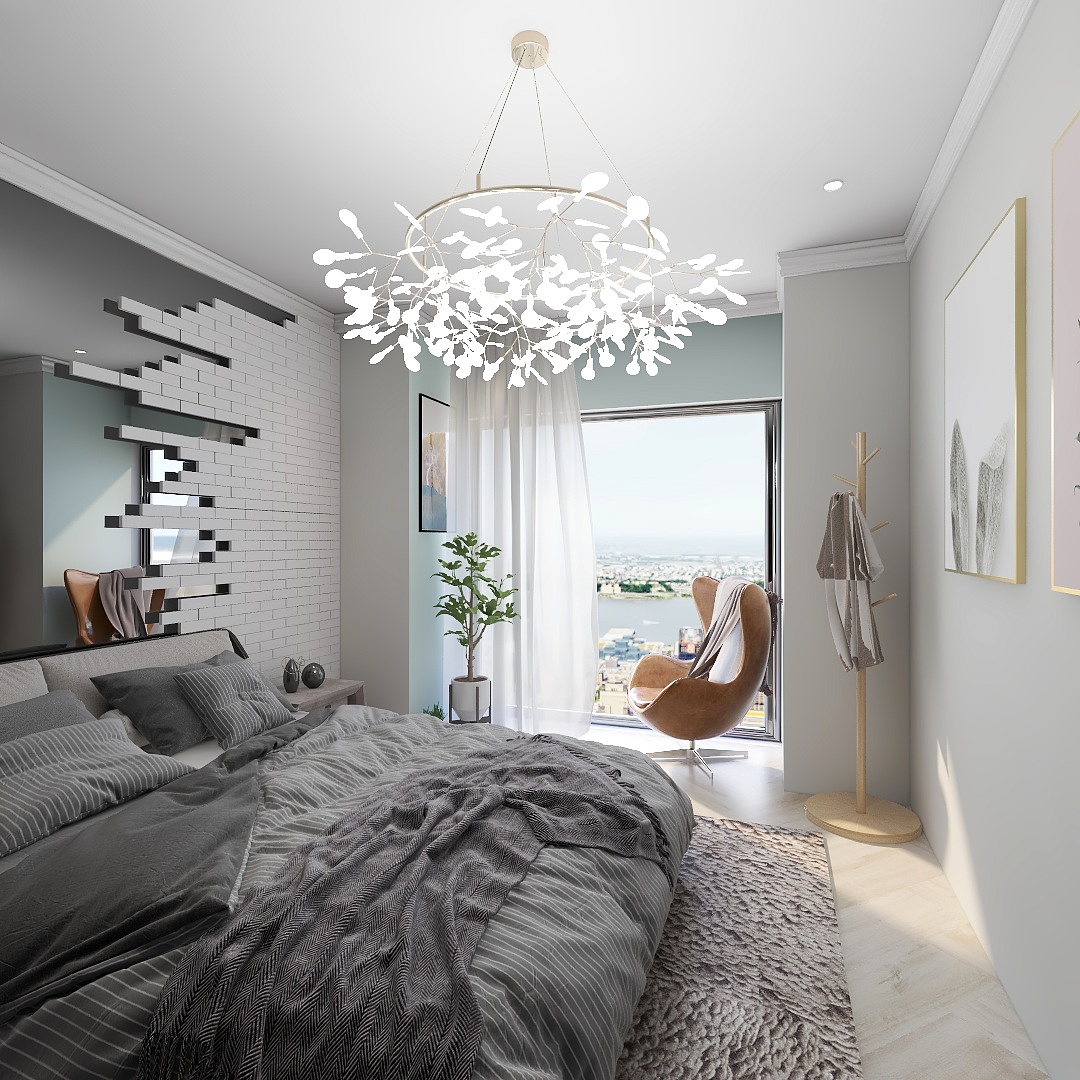 郭芝廷-北欧风3室2厅1厨2卫-装修设计方案