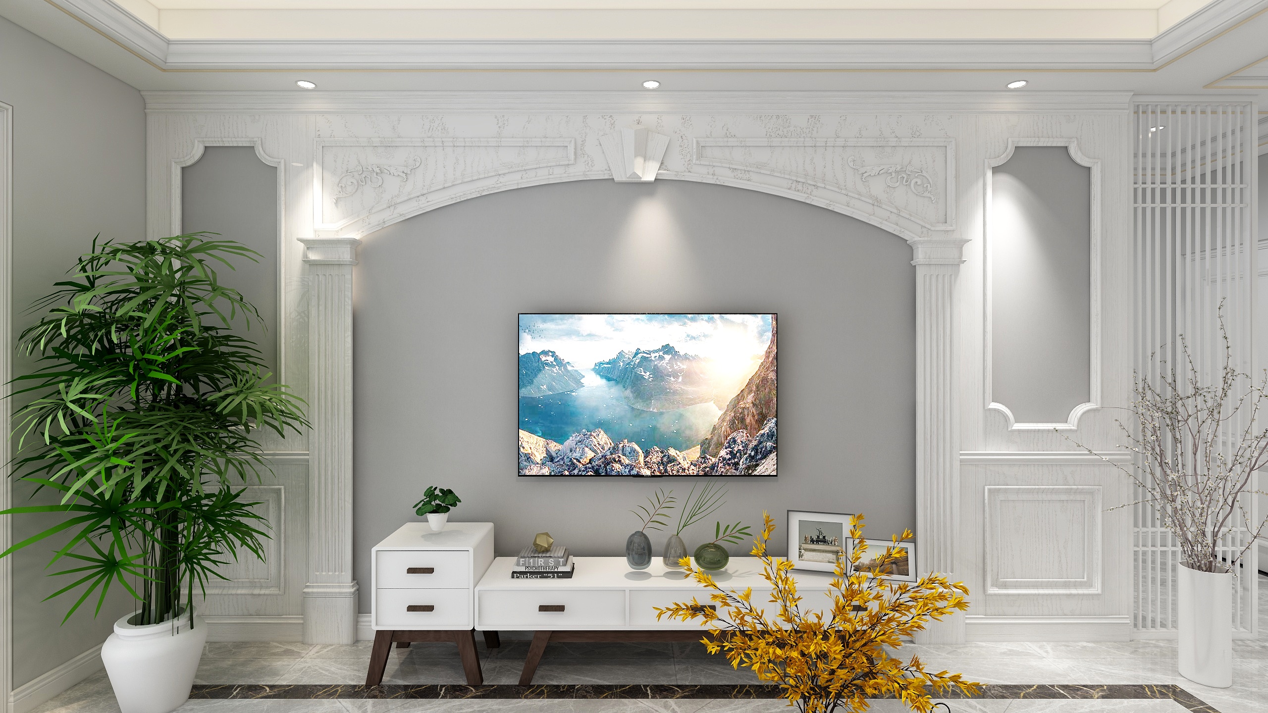 丶吾忧-114方现代混搭三居装修效果图