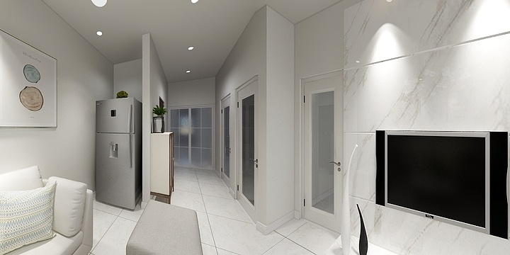 刘大大大哥哥-居家小区六楼北欧风-装修设计方案