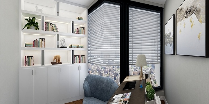 合肥嘉都装饰-国贸天悦效果-装修设计方案