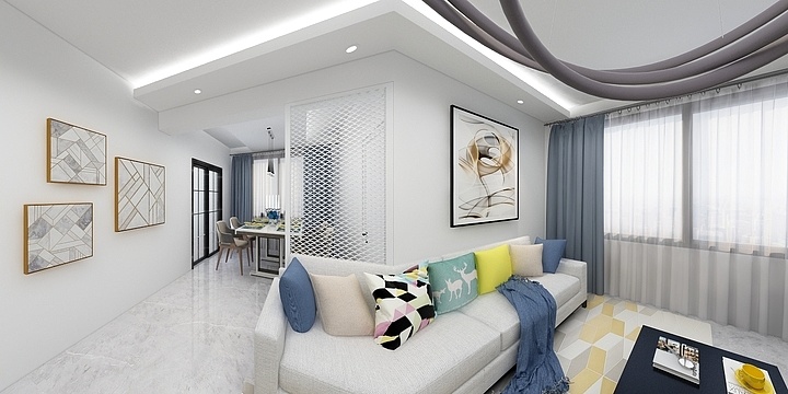 一个有温度的设计-景元花园35-1-701-装修设计方案