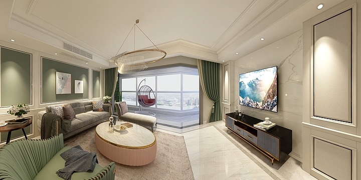 设计师-董书轩-阳光青城1栋304-现代-装修设计方案