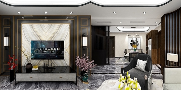 大侠啊-《东方意蕴》锦绣华府-装修设计方案