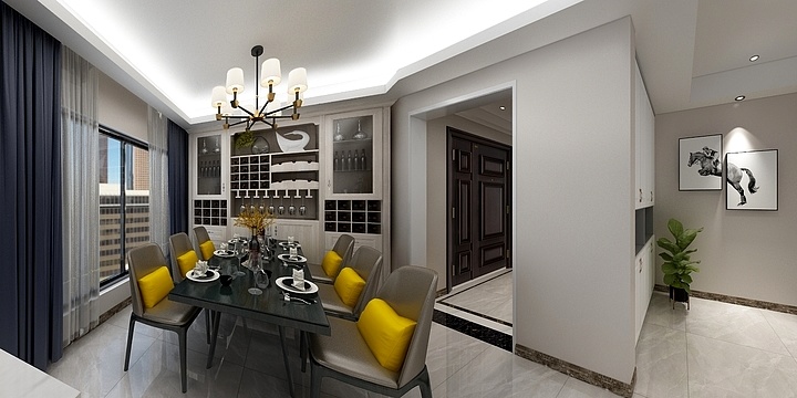 有格调的设计师-天际海悦5-1501-装修设计方案