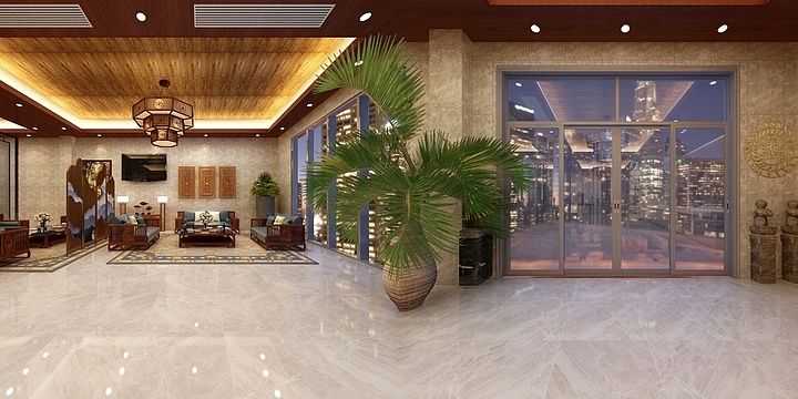 阿鹏Designer-酒店大堂-装修设计方案