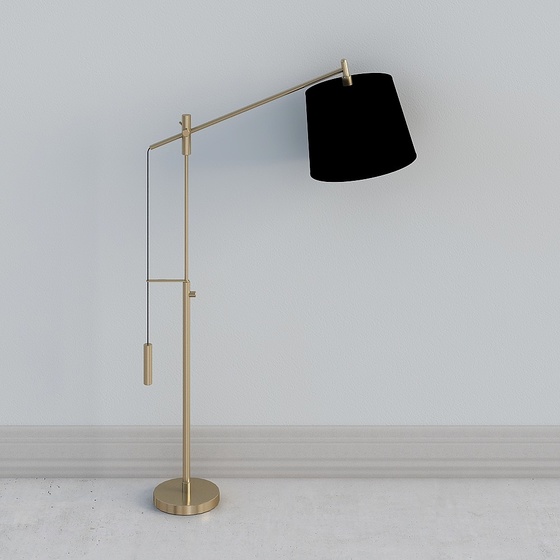 Modern Minimalist Transitional Floor Lamps,Black