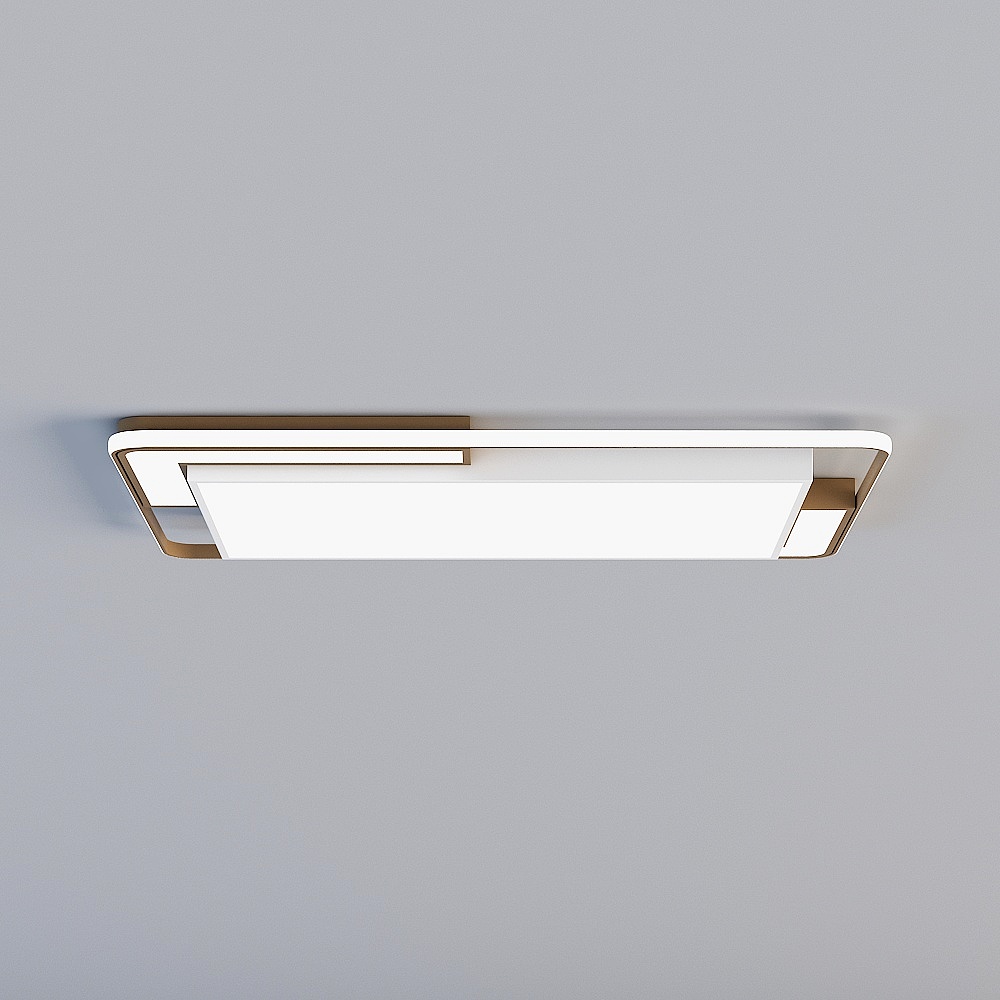 五光十色-现代家居灯-吸顶灯-A WX12315-长方3D模型