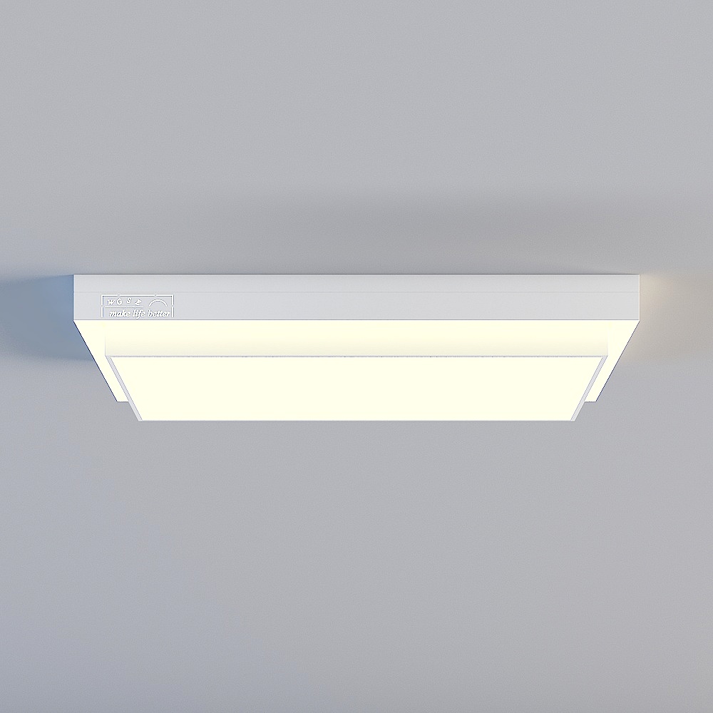 五光十色-现代家居灯-吸顶灯-A WX12311-长方3D模型