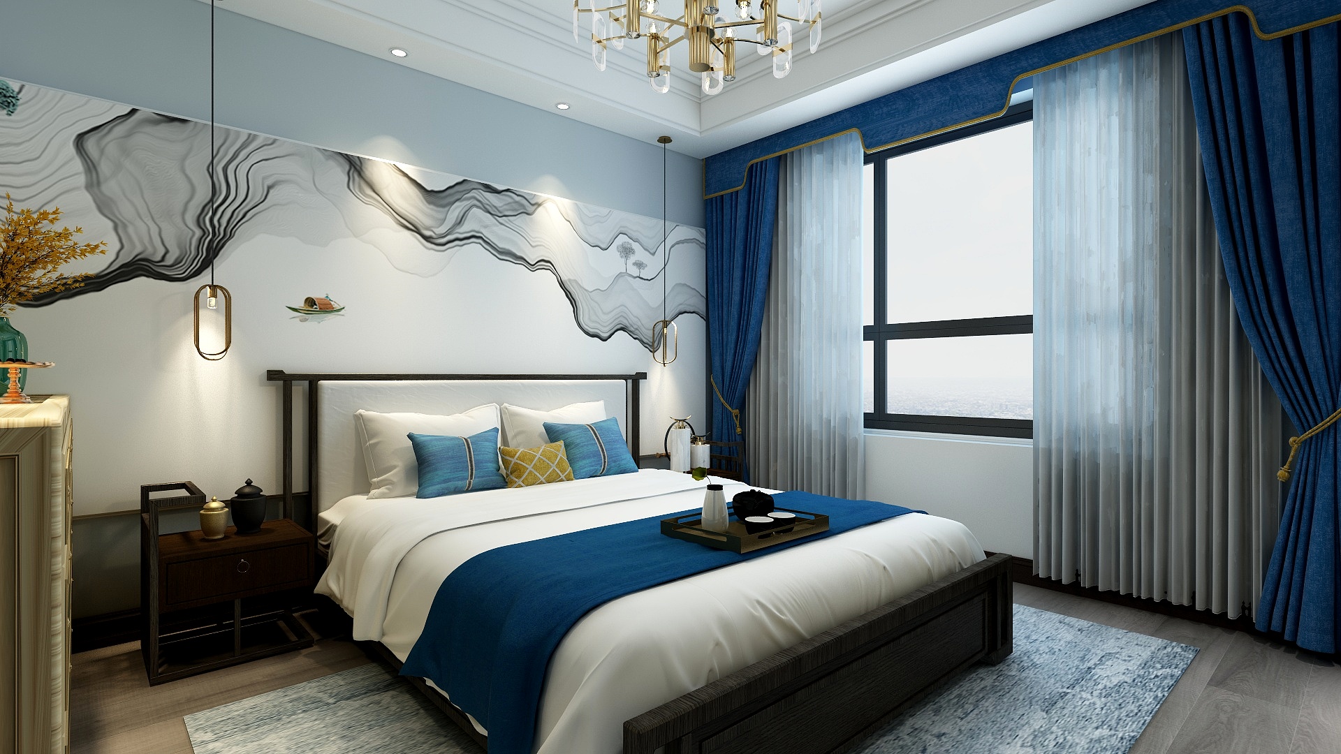 路婵-溪景园张一上施工5.30-装修设计方案