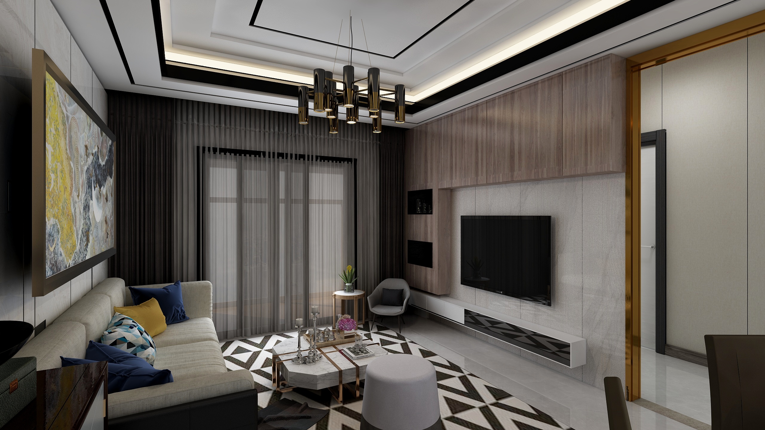 陈玉祥TPgA-阳光国际-装修设计方案