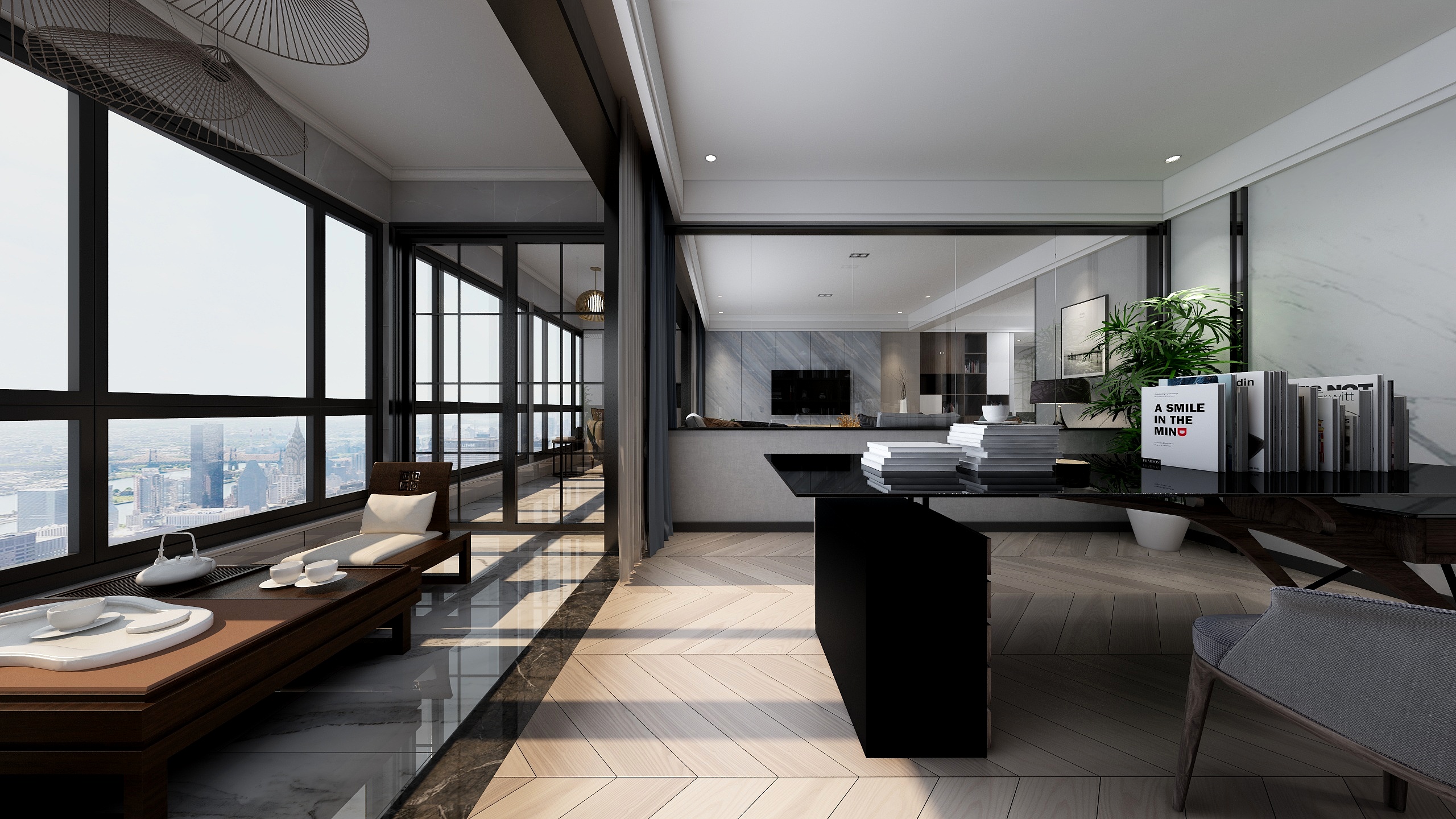 李浩空间设计-孝昌-祥瑞景城12楼-装修设计方案