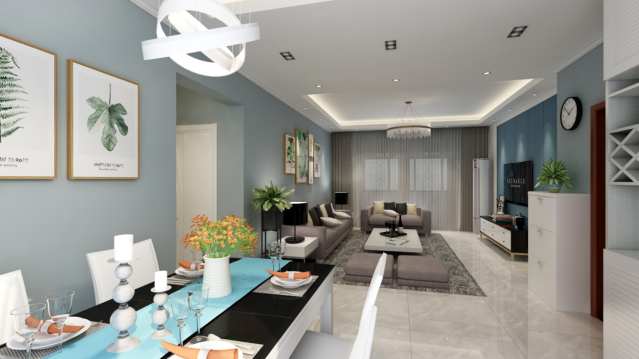 BoBo设计v-红荔城市花园李哥雅居效果图-装修设计方案