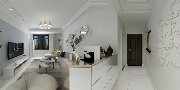 Tunan-水榭华城87平尚女士 - 副本-装修设计方案