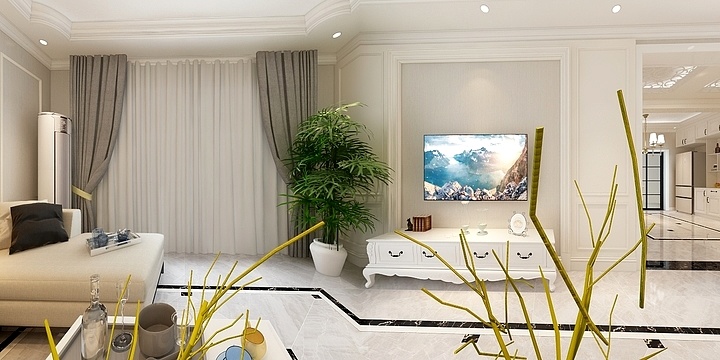 梓青设计-弘基上城10-408-装修设计方案