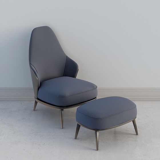 Art Moderne Modern Seats & Sofas,Single Sofa,Single Sofa,Gray