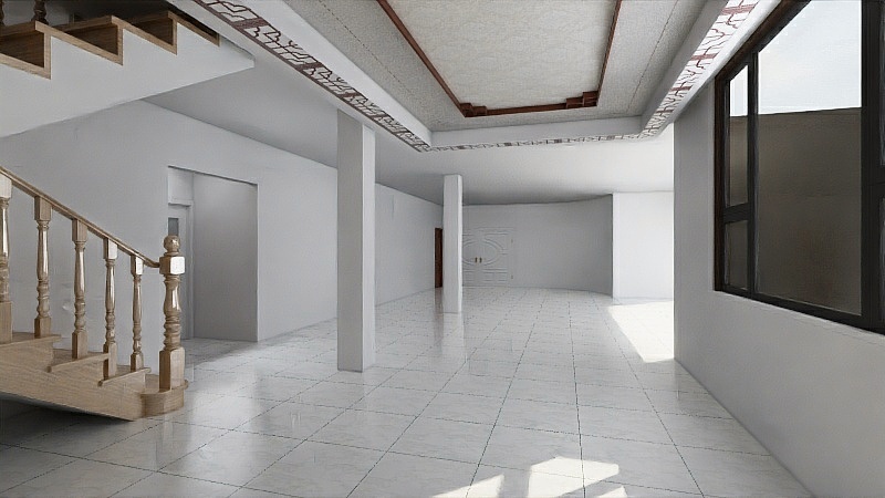 振东装饰有限公司-山白新寨自建房一楼平面图-装修设计方案