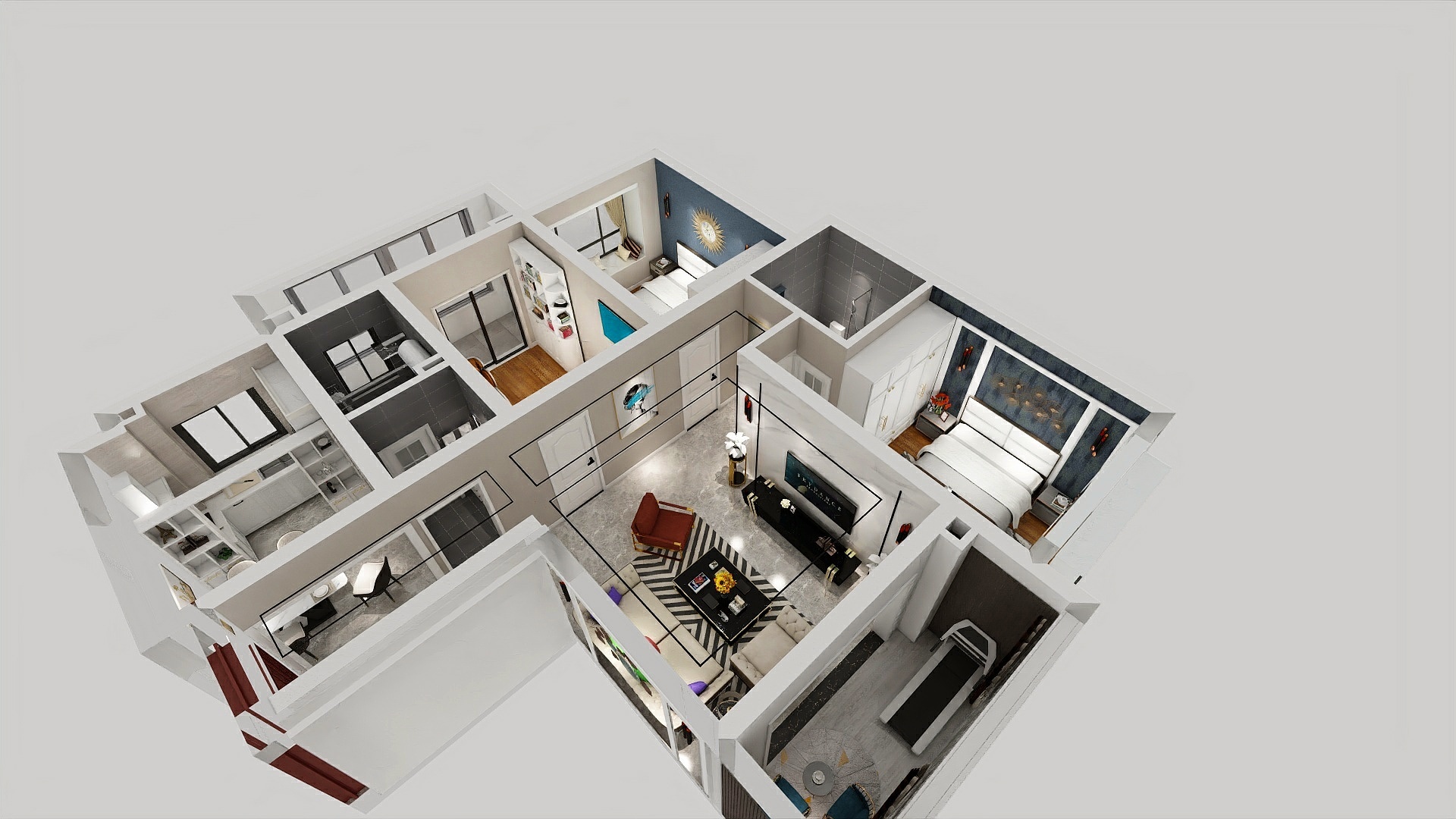 郭立辉-经发美润佳园5号楼1401-装修设计方案