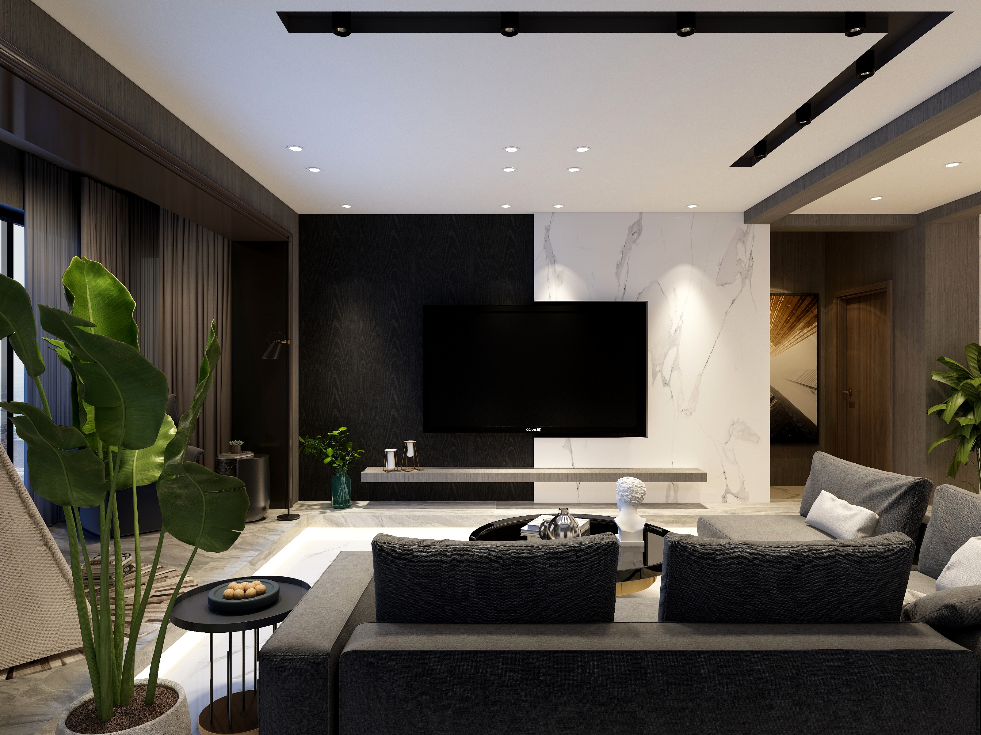 水母装饰设计-曲工-南湖鑫港110-120-装修设计方案