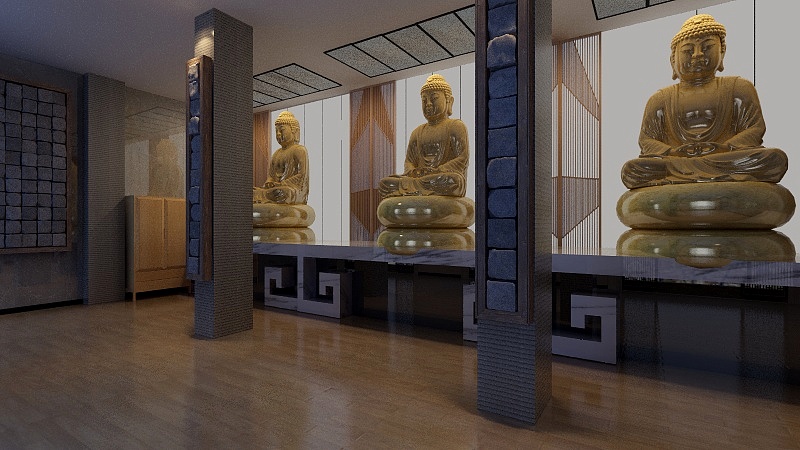 香港理想建筑设计公司-观音殿-3稿-装修设计方案