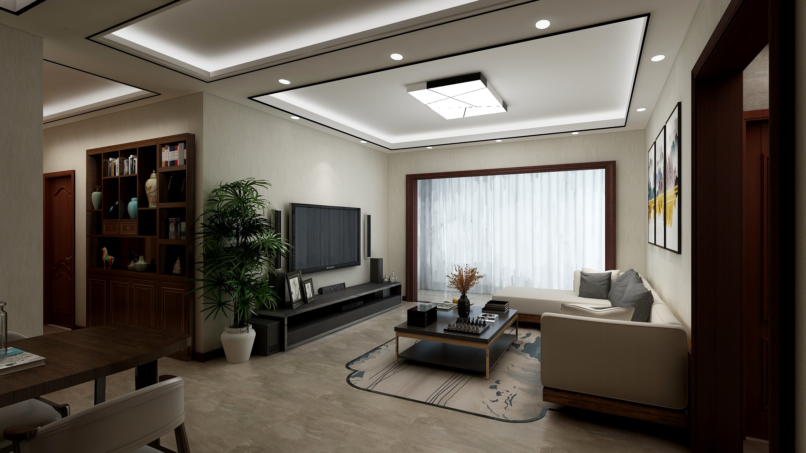 天衣无缝环保墙布沁阳店-亚特5-2-1504-装修设计方案