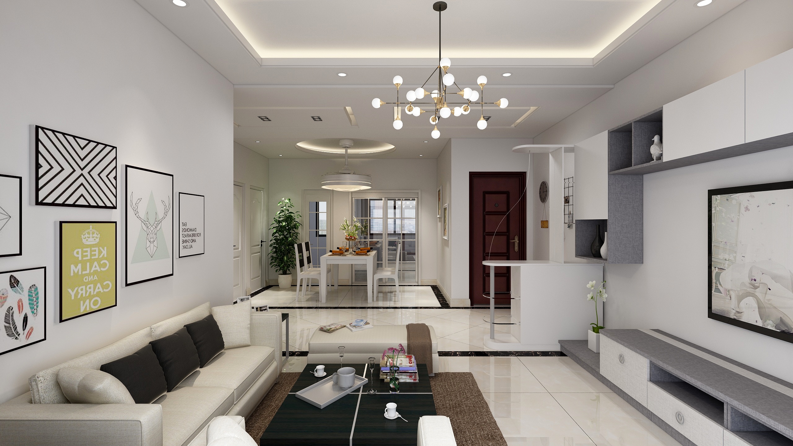 翠钿装饰设计-长兴岛1-装修设计方案