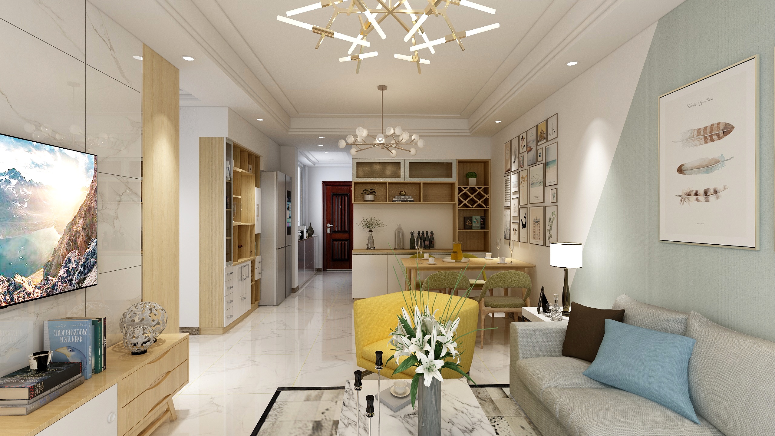 徽之家装饰-龙湖名城85㎡-装修设计方案