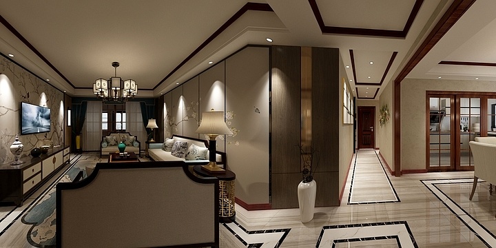 赵文墨-赵文墨设计｜新中式｜南湖春晓147平-装修设计方案