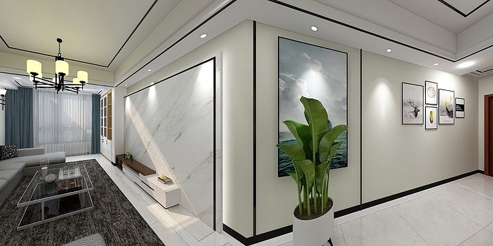 原创冯伟-星澜汇91平轻奢朱府-装修设计方案