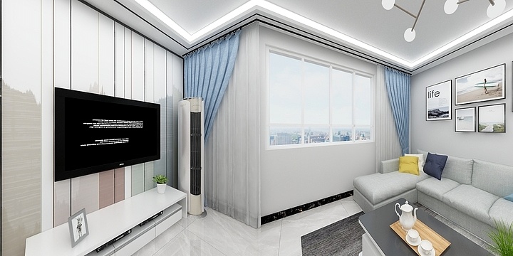 高峰整装子叶-富民10-1-1201-装修设计方案