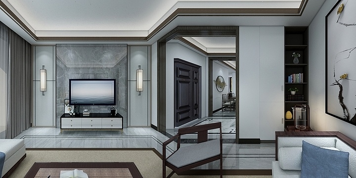 最美初见-浦阳一号3-1-101-装修设计方案