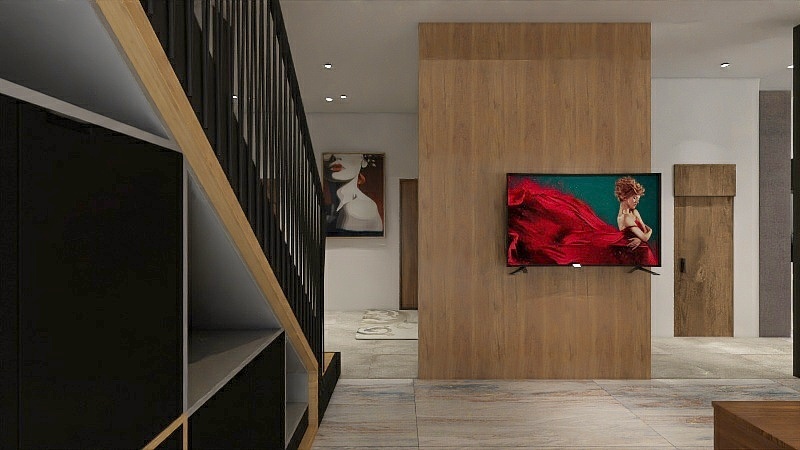 王海潇-莱茵美墅独栋D-1F-装修设计方案