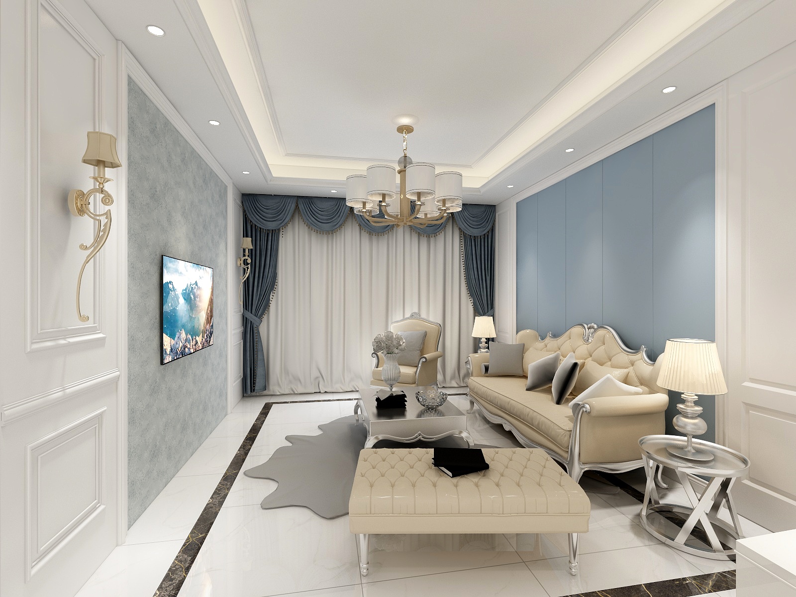 A彭乐-博雅天城102m²-装修设计方案