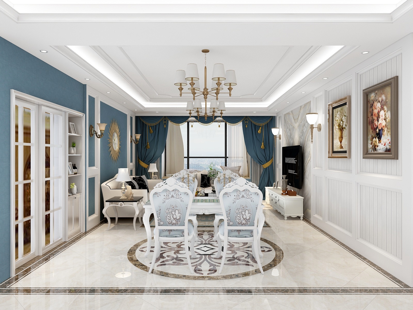 设计师李德方-奇思妙想的背景墙设计装修效果图