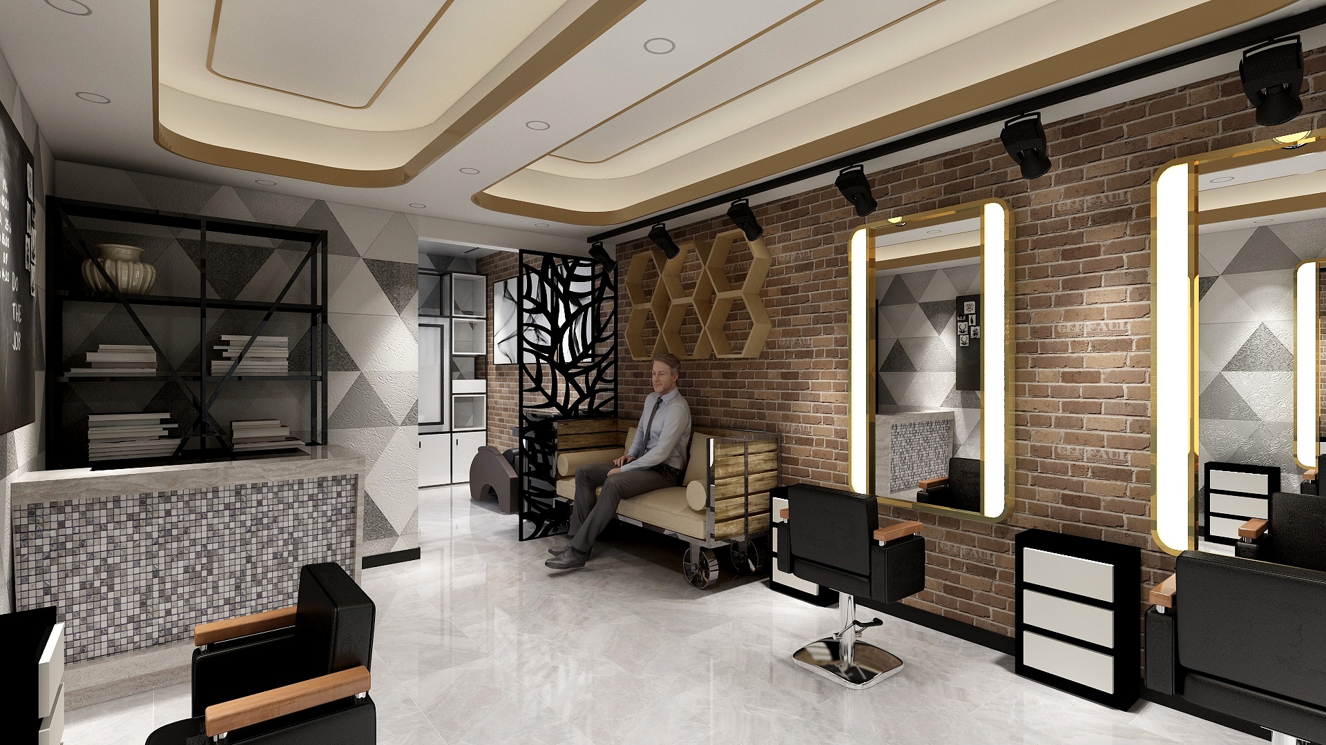 Procurement-美发店-装修设计方案