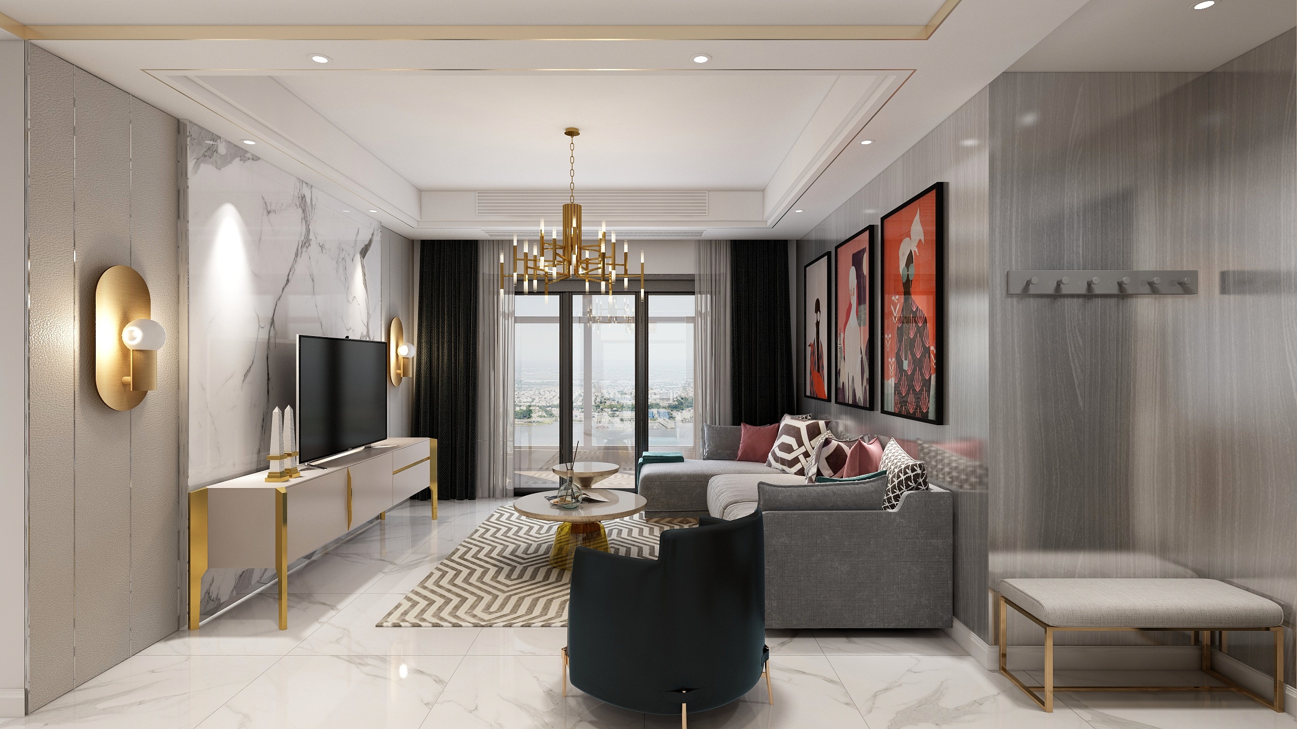 室内设计T1-金地-装修设计方案