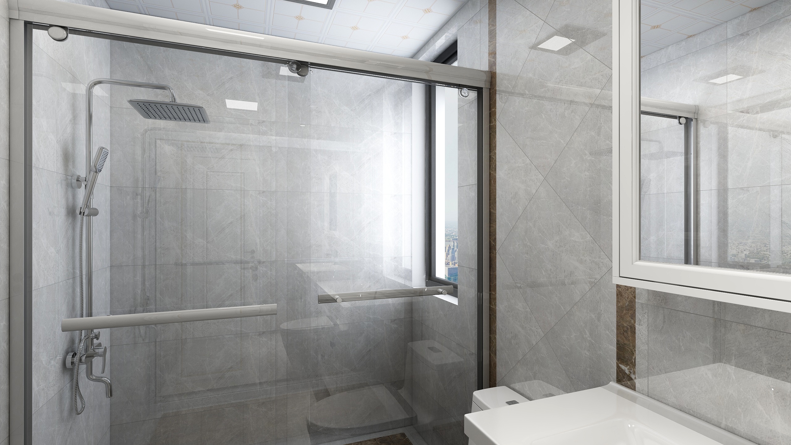 韩凯-139方简欧混搭四居装修效果图