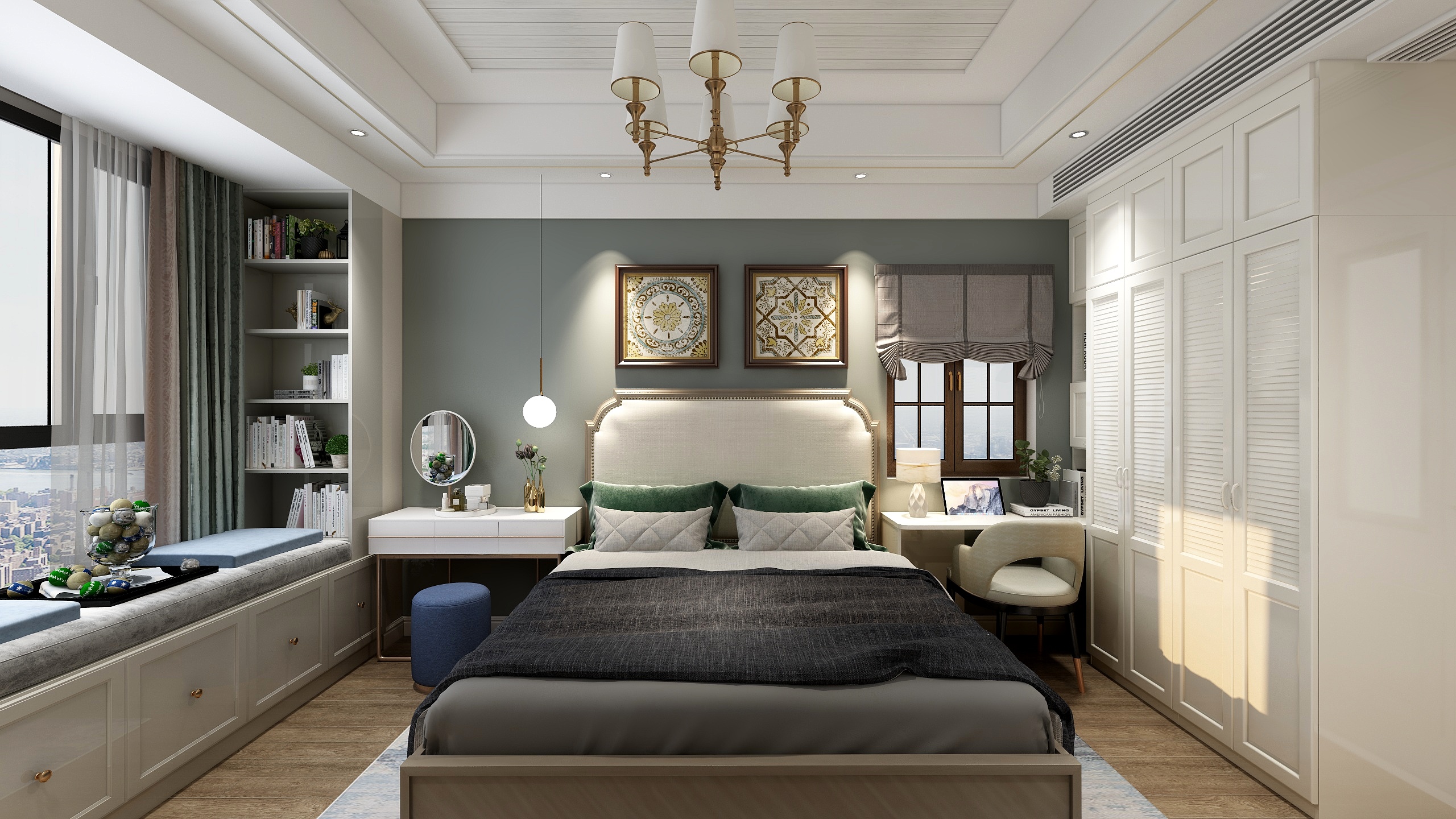 魏浩洋-卓越星源-简美-装修设计方案