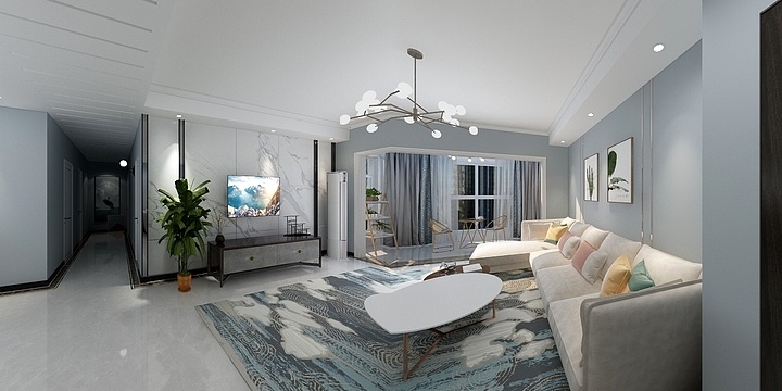 谈静-碧湘园6栋二单元二号户型-装修设计方案