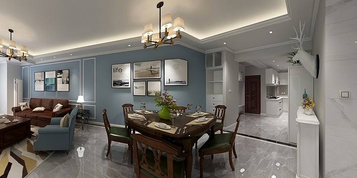 一粒蜉蝣见青天-龙湖尚城刚哥容姐-装修设计方案