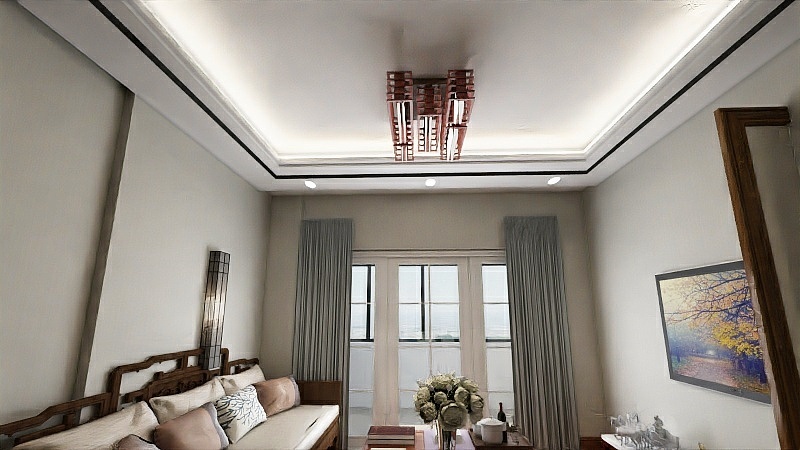 LuQiuY-保利国际广场87.34㎡4期王座1、2栋02/05户型2室2厅1卫1厨-装修设计方案