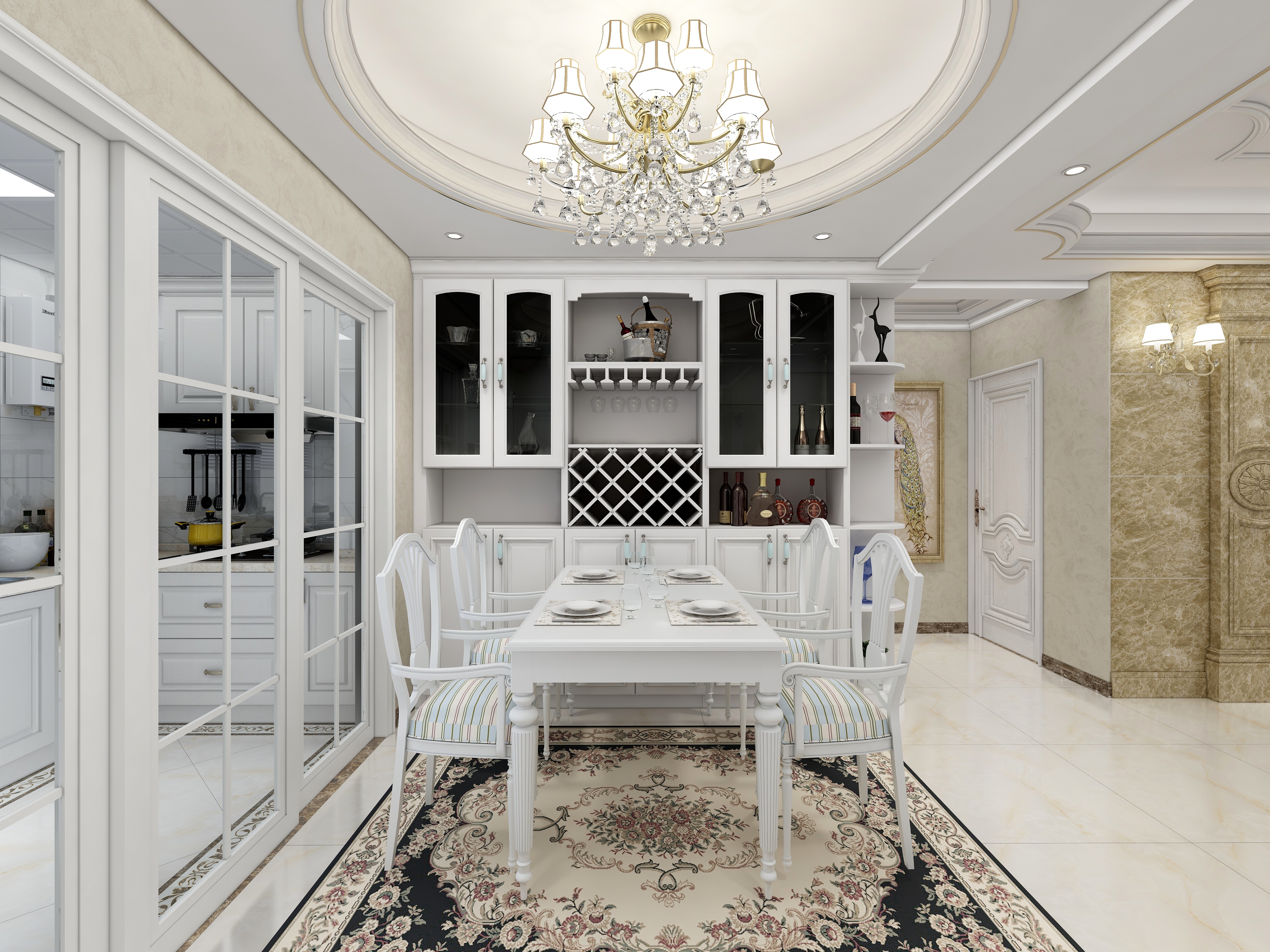 刘艳菲-青海之阳-欧式-装修设计方案