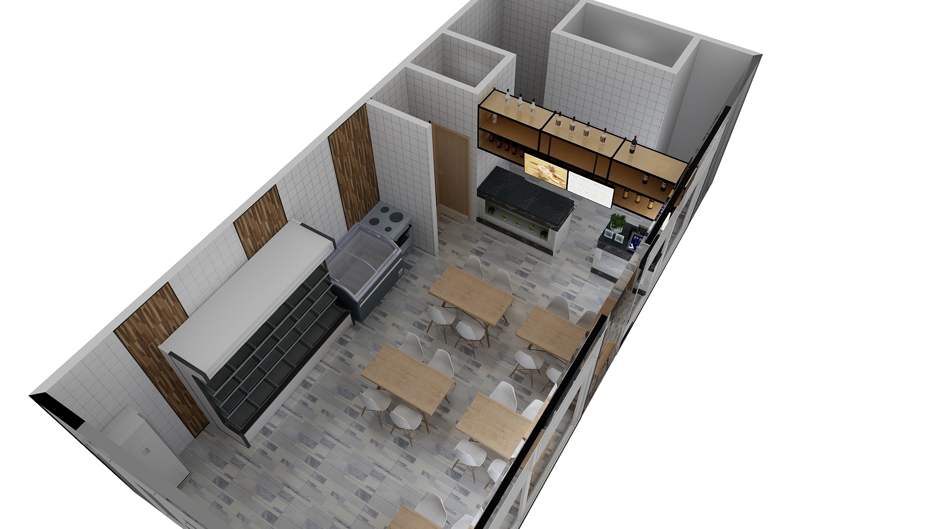 佳宇装饰装潢有限公司-吉利亚门市-装修设计方案