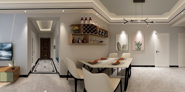 叁锐设计工作室-幸福城4-1-2303-装修设计方案