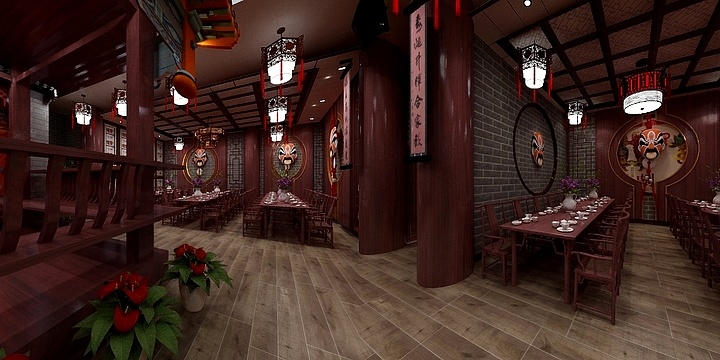 MrGuan高端设计中心-洛带古镇戏院-装修设计方案